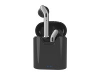 Naxa True Wireless Earphones with Charging Battery Case - Stereo - Black - True Wireless - Bluetooth - 16 Ohm - 20 Hz 20 kHz... 