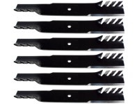 (6) CMB1113BP Toothed Low Lift Replacement Lawnmower Blade for Ferris® Kees® Lesco® Snapper® Wright® 1520842 823006 Length... 