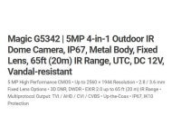Eyemax TIT-G5342-W36 5MP HD-TVI IR Vandal DOME Camera 3.6mm 12V DC - Newegg.com