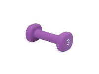 Dumbbell Hand Weight 3 lb - Neoprene Coated Exercise & Fitness Dumbbell for Home Gym Equipment Workouts Strength Training Free... 