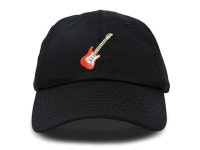 Electric Guitar Ball Cap Embroidered Hat Black - Newegg.com