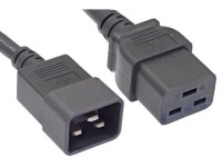 Cable Leader 12 AWG 20A 250V Heavy Duty SJT Power Cord IEC320 C20 to IEC320 C19 (8 Feet) - Newegg.com