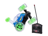 top race remote control car cyclone twister rc stunt car with led lights and music  blue 49mhz - Newegg.ca