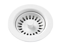 elkay lkqs35rt polymer drain fitting with removable basket strainer and rubber stopper, ricotta - Newegg.com