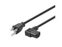 Monoprice 10ft 14AWG Power Cord w/ 3 Conductor PC Power Connector Socket, 15A (NEMA 5-15P to Right Angle IEC-320-C13) - Newegg.com