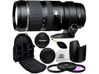 Tamron SP 70-200mm f/2.8 Di VC USD Zoom Lens... 77mm 3 Piece Filter Kit (UV+FLD+CPL), Dust Blower, Lens Backpack... 