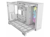 Chamber PC Case White Two Tempered Glass Panels 2x RX120 RGB... Chamber PC Case  White  Two Tempered Glass Panels  2x  RX120 RGB... 