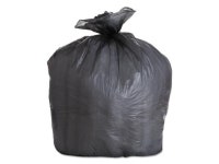 Boardwalk 434722BLK High-Density Can Liners, 43 x 47, 56-Gal, 19 Micron Equivalent, Black, 25/Roll, 6 Rolls/ Carton, 1 Carton... 