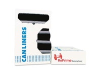 Heritage H7450TKR01 AccuFit RePrime Can Liners, 44 Gal., 37 x 50, 0.9 Mil, Black, 100 / Carton - Newegg.com