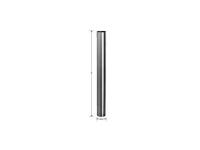 O.D. End Non-Flared Square Cut 5x60 Chrome Stack Pipe - Newegg.com O.D. End Non-Flared Square Cut 5"x60" Chrome Stack... 