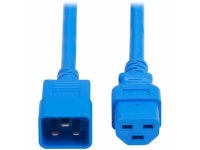 Eaton Tripp Lite Series Power Cord, C20 to C21 - Heavy-Duty, 20A, 250V, 12 AWG, 3 ft. (0.9 m), Blue - Newegg.com