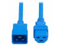 Eaton Tripp Lite Series Power Cord, C20 to C21 - Heavy-Duty, 20A, 250V, 12 AWG, 5 ft. (1.5 m), Blue - For Network Switch, PDU... 