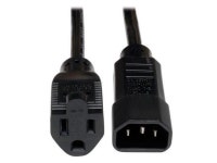 Tripp Lite P002-001-10A 1FT POWER CORD ADAPTER 18AWG 10A 125V C14 TO 5-15R - Newegg.com