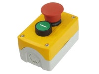 NC Red Mushroom NO Green Flat Momentary Pushbutton Switch Station SPST 240V 3A - Newegg.com