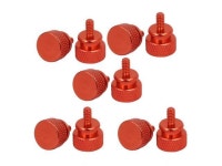 Computer PC Case Fully Threaded Knurled Thumb Screws Orange 6#-32 10pcs - Newegg.com