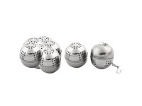 Stainless Steel Leaf Tea Spice Perfume Infuser Strainer Ball 4cm Dia 8 PCS - Newegg.com
