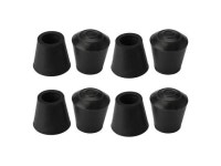 8pcs Chair Leg Tips Caps 12mm 1/2 Inch Anti Slip Rubber Furniture Table Feet Cover Floor Protector Reduce Noise Prevent Scratches... 