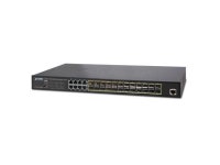 Planet GS-5220-16S8CR L2+ 24-port 100/1000X SFP + 8-port Shared TP Managed Switch + Redundant AC / DC Power - Newegg.com