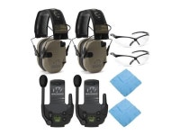 Walkers Razor Slim Electronic Muffs (FDE Patriot, 2-Pack) with Walkie Talkies - Newegg.com