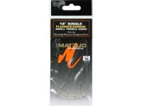 Matzuo 230041-16 Gold Size 16 Treble Snelled Hooks 18 Leader... ca Matzuo 230041-16 Gold Size 16 Treble Snelled Hooks 18 Leader... 