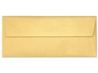 LUX 4 1/8 x 9 1/2 #10 80lbs. Square Flap Envelopes W/Glue Closure Gold Metallic 5360-07-50 - Newegg.com