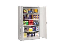 Tennsco - J2478SULGY - Tennsco Jumbo Storage Cabinet - 48 x 24 x 78 - 5 x Shelf(ves) - 2 x Door(s) - 2000 lb Load - Newegg.com