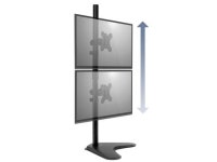 Mount-It! Vertical Dual Monitor Desk Stand | Fits Up to 32 Screens - Newegg.com