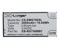 2800mAh / 10.64Wh Battery For SAMSUNG SM-G750A, SM-G750F, Vasta, - Newegg.com