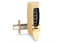 Simplex 7108-03 Bright Brass Mechanical Pushbutton Combination Lock With Tubular Deadbolt And 2-3/8 Backset (NO KEY) - Newegg.com