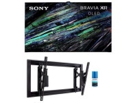 Sony XR55A95L 55 Inch QD-OLED 4K UHD Smart Google TV with AI Upscaling with a Sanus VLT7-B2 42 Inch-90 Inch Large Advanced Tilt... 