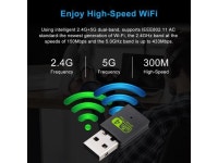 300Mbps USB WiFi Adapter Wireless LAN Network Card Adapter WiFi Dongle for Desktop Laptop PC Windows 10 8 7 XP Laptop - Newegg.com