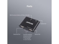 AIMOS AM-PS401 Gaming Keyboard and Mouse Converter Adapter for Game Controller Plug & Play for PS4/PS4 Pro/Slim/Xbox One/Xboxone... 