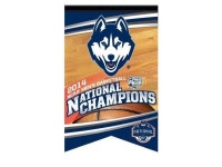 UConn Huskies 2014 NCAA Basketball National Champions 17 x 26 Premium Banner - Newegg.com