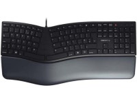 Cherry Ergo KC 4500 Keyboard - Cable Connectivity - USB Interface - 109 Key - English (US) - QWERTY Layout - Computer - Windows... 