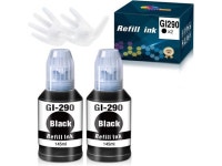 Clorisun 290 Compatible for Canon 290 GI-290 Refill Ink Bottle Black PIXMA G3200 PIXMA G4210 PIXMA G3202 PIXMA G4200 PIXMA G3000... 