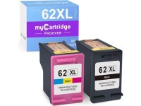 myCartridge PHOEVER Remanufactured Ink Cartridge Replacement for HP 62XL 62 XL for OfficeJet 200 250 Envy 5660 7640 7645 5740... 