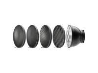 Westcott 55-Degree Wide Umbrella Reflector with Honeycomb Grids, Bowens-Mount, Silver/Black - Newegg.com
