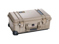 Pelican 1510 Watertight Carry On Hard Case without Foam Insert & Wheels - Tan - Newegg.com