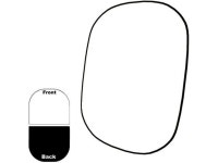 Savage 5x6 Collapsible Disc Reversible Muslin Style Background with 8 Aluminum Stand, Black/White - Newegg.com