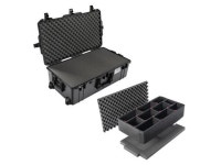 Pelican 1615AirWF Wheeled Hard Case with Foam Insert, Black, Bundle with TrekPak Divider Kit - Newegg.com