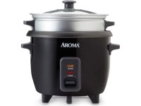 ARC-363-1NGB 3 Uncooked/6 Cups Cooked Rice Cooker, Steamer, Multicooker, 2-6 cups, Black - Newegg.com