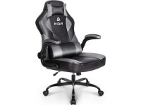 N-GEN Gaming Chair Ergonomic Office Chair PC Desk Chair with Lumbar Support Flip-Up Arms Levelled Seat Style Headrest PU Leather... 