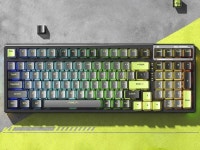 AULA F98 Wireless Mechanical Keyboard Bluetooth Three-mode Wired Transparent Customized Game hot-swap RGB Backlit 2*2000mAh... 