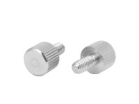 Computer PC Case Stainless Steel Flat Head Knurled Thumb Screw M4 x 8mm 5pcs - Newegg.com
