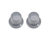 2Pcs 6mm Insert Shaft 25x19.5mm Plastic Potentiometer Rotary Knob Grey - Newegg.com
