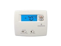 EMERSON 1F89EZ-0251 Blue Series 2 Thermostats , 2 H 1 C, Hardwired/Battery , - Newegg.com