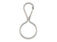 NITE IZE KIC-11-R3 Carabiner Key Clip, 1 5/32 in Ring Size, Silver - Newegg.com