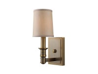 Elk Lighting Baxter 1- Light Wall Sconce in Brushed Antique Brass - 31260-1 - Newegg.com