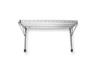 ZORO SELECT 2HGD4 Steel Wire Wall Shelf, 14D x 48W x 14H, Chrome - Newegg.com