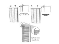 AZAR DISPLAYS 700354-YEL 13.5W x 60H Pegboard Powerwing Display - Newegg.com